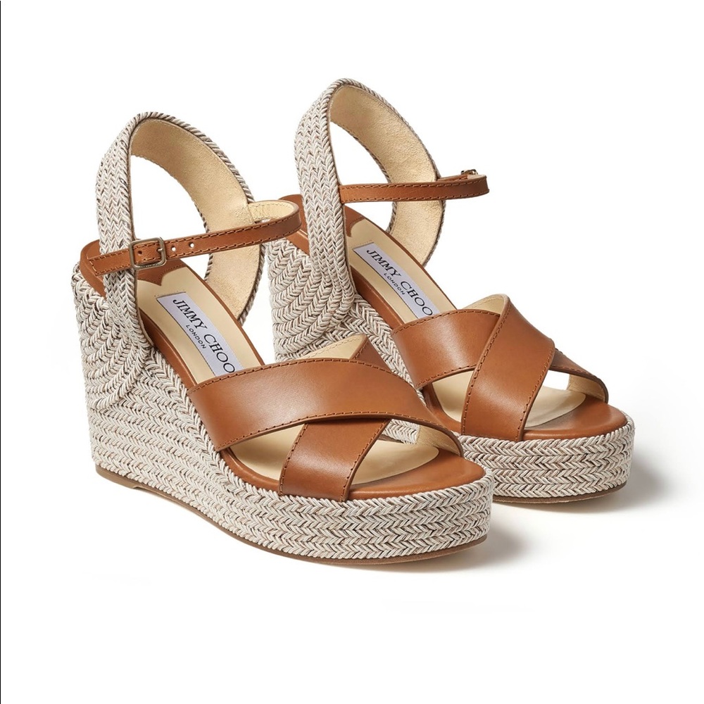 Jimmy Choo DELLENA 100
Cuoio Nappa Leather Wedge